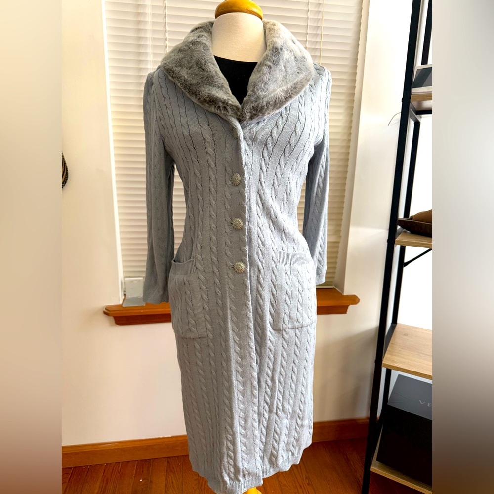 Gray ST JOHN LONG Cardigan